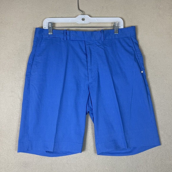 Ralph Lauren Shorts Mens‎ 34 Blue RLX Golfing Performance Preppy Gym Adult - Picture 1 of 13